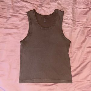 Brandy Melville Ribbed Tank Top